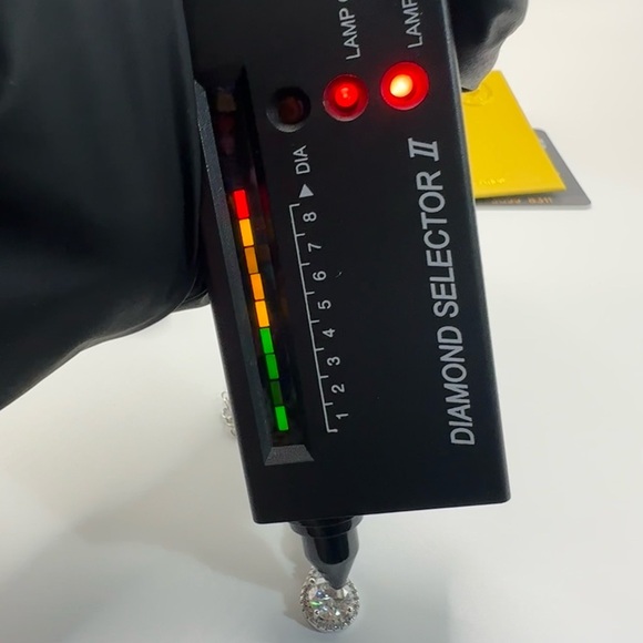 Dainty 2cttw moissanite necklace - Picture 9 of 15